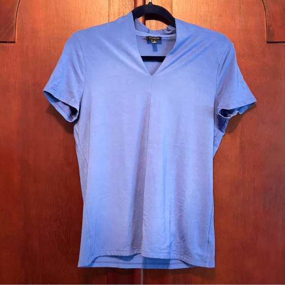 Talbots Women's V-Neck Royal Blue Blouse Size M - Picture 6 of 9